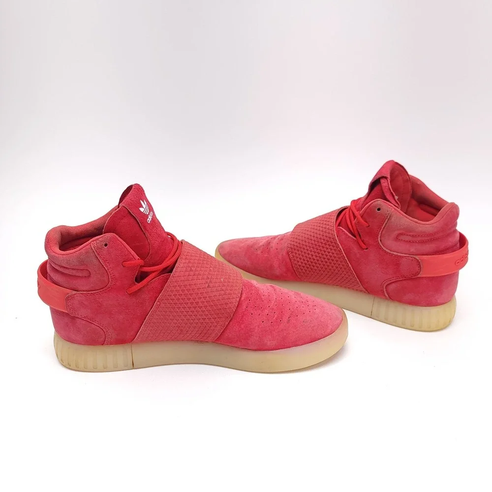 Adidas Tubular Invader Strap Shoes Mens Size 11.5 High‎ Top Sneakers BB5039